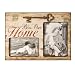 Wilco Imports Distressed Wooden Frame for Two Photos 'Bless Our Home' 12.5-inch x 1-inch x 9.25-inch
