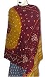 Shawl Wrap Tie & Dye Wool Fabric 80 x 35 inches (tdswl271)