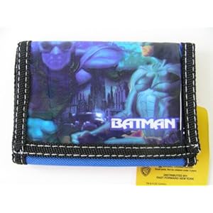 Dc Comic Batman Wallet - Batman Kid Trifold Wallet