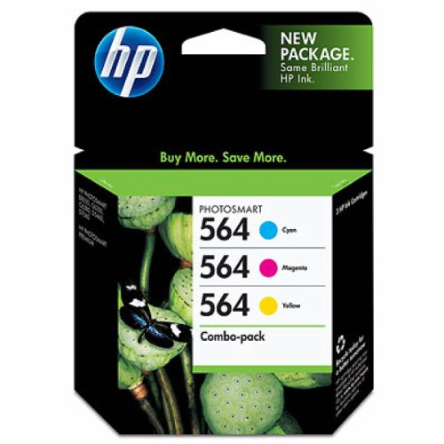 HP 564 Ink Cartridge in Retail Packagings- Combo Pack