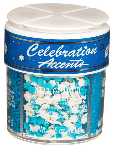 Dean Jacobs 4 Celebration Accents, Regular, 3.51-Ounce Jars (Pack of 4) by Dean Jacobs