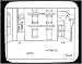 Mouse Pad with black and white, courtyard, dwelling, school, houses, Asia, building, colony, apartments, university