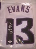 TYREKE EVANS SIGNED AUTOGRAPHED JERSEY SACRAMENTO KINGS JSA