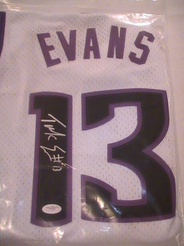 TYREKE EVANS SIGNED AUTOGRAPHED JERSEY SACRAMENTO KINGS JSA