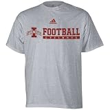 adidas Iowa State Cyclones Ash Practicewear Football T-shirt