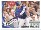 2010 Topps Update Baseball Card #US-209 Bengie Molina - Texas Rangers / MLB Trading Card in Screwdown Case