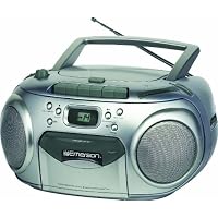 Emerson Portable Radio CD Player with Cassette Recorder