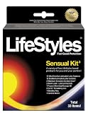 Lifestyles Ansell 1424 Sensual Kit (33 Items)