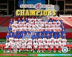 New York Giants Super Bowl Champs Team Photo 8x10