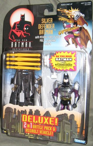 Batman Action Figure: Batman Silver Defender - The New Batman Adventures Action Figure-Batman Action Figure-Batman Action Figures-Batman Figures-Batman Figure-Batman Toys Figure-Batman