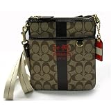 AUTHENTIC COACH HERITAGE STRIPE SIGNATURE SWING PACK 40924... by Coach