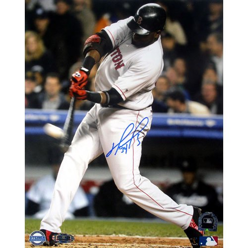 Steiner Sports MLB David Ortiz ALCS Game 7 1st Inning Home Run Autographed 8-by-10-Inch Photograph