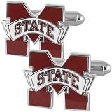 Mississippi State Bulldogs Team Logo Cufflinks