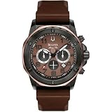 Bulova Men's 98B128 Marine Star Brown Dial Strap Watch