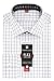 Van Heusen Men's Flex Collar Regular Fit Check Spread Collar Dress Shirt