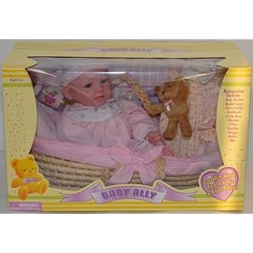 Baby Ally Doll and Accessories Gift Set by Kingstate