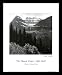 Glacier National Park Ansel Adams White Wood-Mounted Art Poster Print - 16