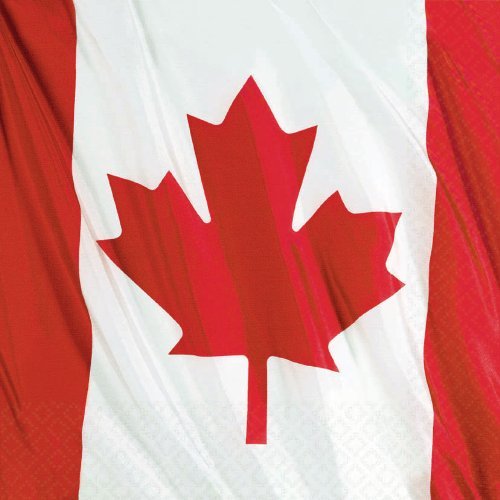 Canadian Waving Flag Luncheon Napkins Package of 20