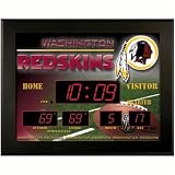 Washington Redskins Deluxe Illuminated Scoreboard