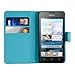 kwmobile Elegant synthetic leather case for the Huawei Ascend G520 / G525 with magnetic fastener and stand function in light blue