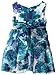 Sweet Heart Rose Little Girls' Allover Floral Print Occasion Dress