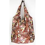 Trendy Sturdy Shopping Tote Bag Dots and Circles