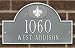 New Orleans Saints Pewter and Silver Personalized Address Plaque
