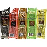 Primal Strips Meatless Vegan Jerky-Variety Gift Pack Sampler; 12 Assorted 1 Ounce Strips