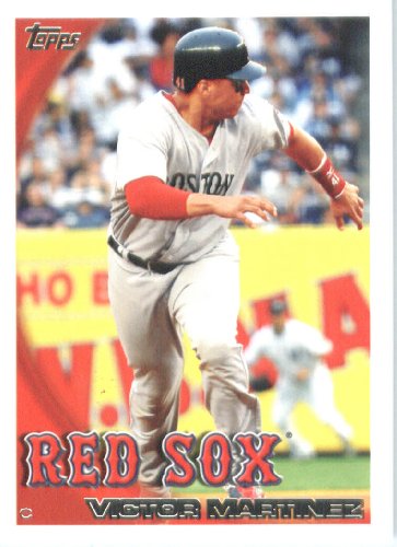 2010 Topps Baseball Card #30 Victor Martinez Boston Red Sox - Mint Condition - Shipped In Protective ScrewDown Display Case!