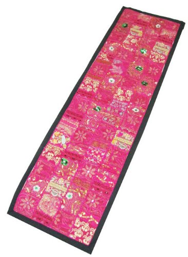 Pink Runner Throw Hippie Indian Wall Tapestry Hanging 30