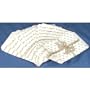 100 Silver Bow Paper Gift Bags Shopping Tote Sales Bag 4 x 6"