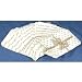 100 Silver Bow Paper Gift Bags Shopping Tote Sales Bag 4 x 6"