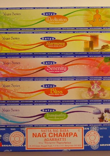 Satya Yoga Series Incense Collection - Six 15 Gram Box