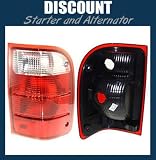 This Is A Brand New Aftermarket Tail Light Passenger Side RH Right Hand OE Comparable Clear Red Plastic Lens That Fits A 01 02 03 04, 05 2001 2002 2003 2004 2005 Ford Ranger XL/XLT/EV/Edge/Tremor/FX4 4Cyl/6Cyl 2.3L/3.0L/4.0L