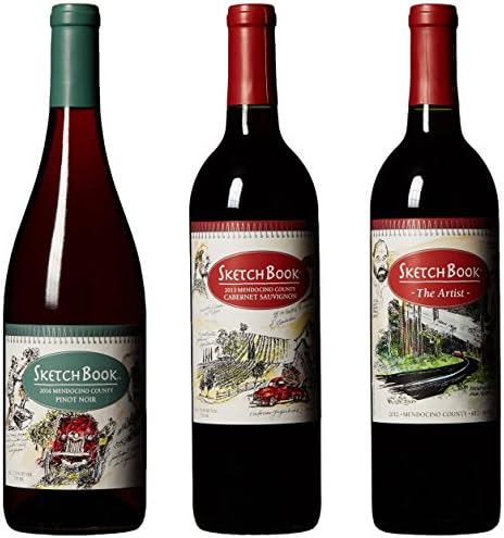 Sketchbook Red Wine Mixed Pack, 3 x 750 mL