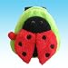 Kids Ladybug Rolling Roller Backpack / Suitcase / Dance Animal Bag