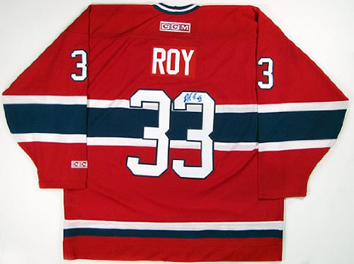 Patrick Roy Autographed Montreal Canadiens Red Jersey
