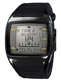 Polar FT60 Mens Heart Rate Monitor Watch (Black with White Display)