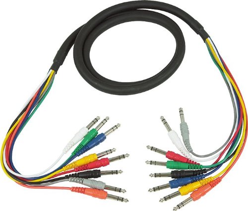 Live Wire 8-Channel TRS-TRS Snake, 3 Meters