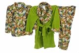 Bunz Kidz Baby Bunz Boys 2-7 Toddler Dino Camo 3 Piece Robe And Pajama Set Pajama Sleeper