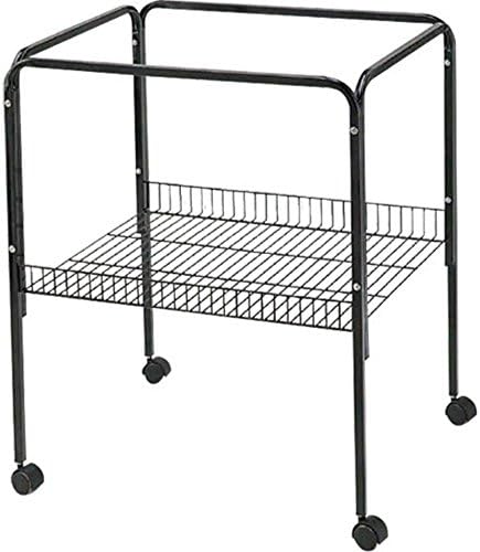 A and E Cage Co. Black Bird Cage Stand