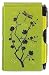 Wellspring Lime Blossoms Flip Notes Notepad w/Pen