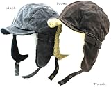 Pilot Helmet Aged Leather with Feathered Yarn Lining Adjustable Buckle Trooper Trapper Pilot Aviator Hat for Men and Women Medium Large Xlarge