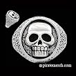 Sterling Silver Pirate Skull Ring