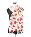 Rosie Design Viscose Scarf, Hot Pink