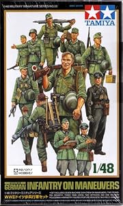 Tamiya 1/48 WWII German Infantry - On Manuevers