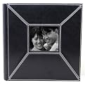 Diagonal Stitch Photo Album - Black