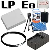 Canon LP-E8 - Replacement - Lithium Ion - High Capacity Battery Pack - For the Canon EOS Rebel T2i - 550D, T3i - 600D Digital SLR Cameras Which Have Any Of The Following Lenses: Canon EF 100-300mm f/4.5-5.6 USM Autofocus Lens Canon EF 100mm f/2 USM Autofocus Lens Canon EF 100mm f/2.8 Macro USM Autofocus Lens Canon EF 18-55mm f/3.5-5.6 Autofocus Lens Canon EF 18-55mm f/3.5-5.6 USM Autofocus Lens Canon EF 24mm f/2.8 Autofocus Lens Canon EF 28-105mm f/3.5-4.5 II USM Autofocus Lens Canon EF 28-105mm f/4-5.6 USM Autofocus Lens Canon EF 28-80mm f/3.5-5.6 II Autofocus Lens Canon EF 28-90mm f/4-5.6 II USM Autofocus Lens Canon EF 28-90mm f/4-5.6 III Autofocus Lens Canon EF 28mm f/1.8 USM Autofocus Lens Canon EF 50mm f/1.4 USM Autofocus Lens Canon EF 70-300mm f/4.5-5.6 DO IS USM Autofocus Lens Canon EF 75-300mm f/4-5.6 III Autofocus Lens Canon EF 75-300mm f/4-5.6 III USM Autofocus Lens Canon EF 75-300mm f/4-5.6 IS USM Autofocus Lens Canon EF 85mm f/1.8 USM Autofocus Lens Canon EF 90-300mm f/4.5-5.6 Autofocus Lens Canon EF-S 55-250 f/4.5-5.6 IS Autofocus Lens Canon MP-E 65mm f/2.8 1-5x Macro Autofocus Lens Canon TS-E 90mm f/2.8 Autofocus Lens