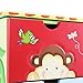 Fantasy Fields - Sunny Safari Animals Thematic 5 Drawer Wooden Cabinet for Kids Storage | Imagination Inspiring Hand Crafted & Painted Details Non-Toxic, Lead Free Water-based Paint