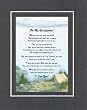 Touching and Heartfelt Poem for GrandParents - For My Grandfather, Memories Are... Poem on 11 x 14 inches Double Beveled Matting